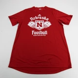 Nebraska Cornhuskers adidas Creator Short Sleeve Shirt Men's Red Used-TOPS-149191