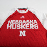 Nebraska Cornhuskers adidas Short Sleeve Shirt Men's Red Used S TOPS-149196