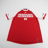Nebraska Cornhuskers adidas Short Sleeve Shirt Men's Red Used S TOPS-149196