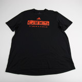 Miami Hurricanes adidas Aeroready Short Sleeve Shirt Men's Black Used L-TOPS-149198