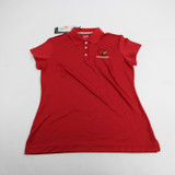 Louisville Cardinals adidas Climacool Polo Women's Red New with Tags S TOPS-149251