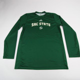 Sacramento State Hornets adidas Long Sleeve Shirt Men's Dark Green Used S-TOPS-149271