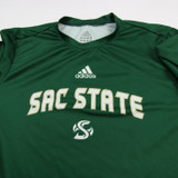 Sacramento State Hornets adidas Long Sleeve Shirt Men's Dark Green Used S-TOPS-149271