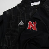 Nebraska Cornhuskers adidas Jacket Men's Black New with Tags Multiple Sizes TOPS-149291