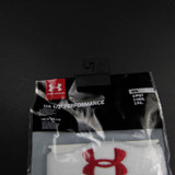 Under Armour Wristband Unisex White/Red New with Tags OSFA-ACCS-006789