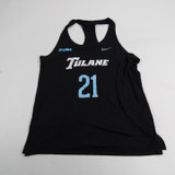 Tulane Green Wave Nike Dri-Fit Sleeveless Shirt Women's Used Multiple Sizes TOPS-149329
