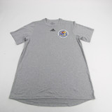 Kansas Jayhawks adidas Creator Short Sleeve Shirt Men's Gray Used LT TOPS-149378