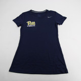 Pittsburgh Panthers Nike Dri-Fit Short Sleeve Shirt Women's Navy Used XS TOPS-149383