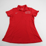 Ohio State Buckeyes Nike Dri-Fit Polo Women's Red Used M TOPS-149386