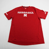 Nebraska Cornhuskers adidas Short Sleeve Shirt Men's Red Used S TOPS-149434
