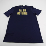 Gallaudat Bison Under Armour Short Sleeve Shirt Women's Navy New with Tags S TOPS-149497