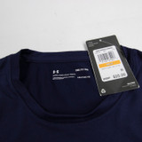 Gallaudat Bison Under Armour Short Sleeve Shirt Women's Navy New with Tags S TOPS-149497