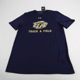 Gallaudat Bison Under Armour Short Sleeve Shirt Women's Navy New with Tags S TOPS-149497