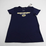Gallaudat Bison Under Armour Short Sleeve Shirt Women's Navy New with Tags S TOPS-149498