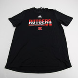 Rutgers Scarlet Knights adidas Aeroready Short Sleeve Shirt Multiple Sizes TOPS-149548