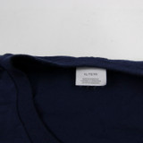 Hanes Short Sleeve Shirt Men's Navy Used XL TOPS-149560
