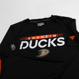 Anaheim Ducks Fanatics NHL Pro Authentics Short Sleeve Shirt Men's Used L TOPS-149593