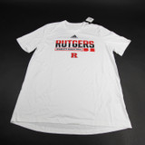 Rutgers Scarlet Knights adidas Short Sleeve Shirt Men's Multiple Sizes TOPS-149654