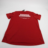 Rutgers Scarlet Knights adidas Aeroready Short Sleeve Shirt Men's Red New-TOPS-149655