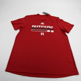 Rutgers Scarlet Knights adidas Aeroready Short Sleeve Shirt Men's Red New-TOPS-149655