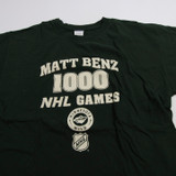 Minnesota Wild Gildan Heavy Cotton Short Sleeve Shirt Men's Dark Green Used L-TOPS-149719