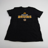 Boston Bruins adidas Short Sleeve Shirt Women's Black New M-TOPS-149767