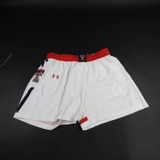 Texas Tech Red Raiders Under Armour Game Shorts Women's White Used L SHOR-032580