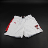 Texas Tech Red Raiders Under Armour Game Shorts Women's White Used L SHOR-032581