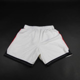 Texas Tech Red Raiders Under Armour Practice Shorts Women's White Used M SHOR-032582