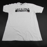 BreakingT Short Sleeve Shirt Men's White Used L TOPS-149828