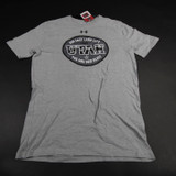 Utah Utes Under Armour Short Sleeve Shirt Men's Gray New-TOPS-149840