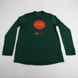 Miami Hurricanes adidas Aeroready Long Sleeve Shirt Men's Used Multiple Sizes TOPS-149916