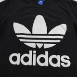 adidas Short Sleeve Shirt Men's Black Used M-TOPS-149956