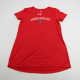 Texas Tech Red Raiders Under Armour Short Sleeve Shirt Women's Red Used XS TOPS-149962