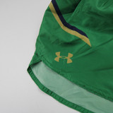 Notre Dame Fighting Irish Under Armour Running Short Men's Green Used-SHOR-032371
