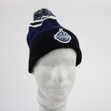 Unbranded Winter Hat Unisex Black/Navy Used OSFM-HATS-013777