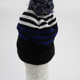 Unbranded Winter Hat Unisex Black/Navy Used OSFM-HATS-013777
