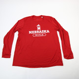 Nebraska Cornhuskers adidas Aeroready Long Sleeve Shirt Men's Multiple Sizes TOPS-150187
