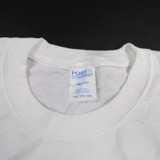 Port & Company Short Sleeve Shirt Men's White Used XXL TOPS-150200