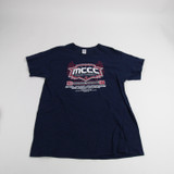 Gildan Short Sleeve Shirt Men's Navy Used L TOPS-150219
