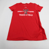 Texas Tech Red Raiders Under Armour Short Sleeve Shirt Women's Red Used XS TOPS-150233
