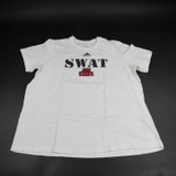 Jacksonville State Gamecocks adidas Short Sleeve Shirt Men's White Used 2XL-TOPS-150289