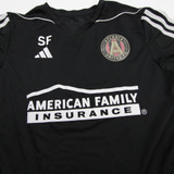 Atlanta United FC adidas Aeroready Short Sleeve Shirt Women's Black Used M-TOPS-150374