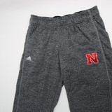 Nebraska Cornhuskers adidas Climawarm Athletic Pants Women's Gray/Heather New S-PNTS-031154