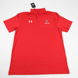 Texas Tech Red Raiders Under Armour Polo Men's Red New with Tags S TOPS-150389