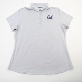 California Golden Bears Under Armour HeatGear Polo Women's Gray Used XL TOPS-150469