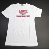 Rutgers Scarlet Knights Nike Short Sleeve Shirt Men's White Used-TOPS-150491