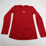 adidas Primegreen Long Sleeve Shirt Men's Red Used S TOPS-150498