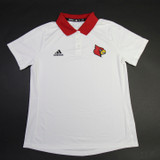 Louisville Cardinals adidas Polo Women's White New with Tags XL TOPS-150544