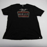 Hurley Short Sleeve Shirt Men's Black Used XL TOPS-150563
